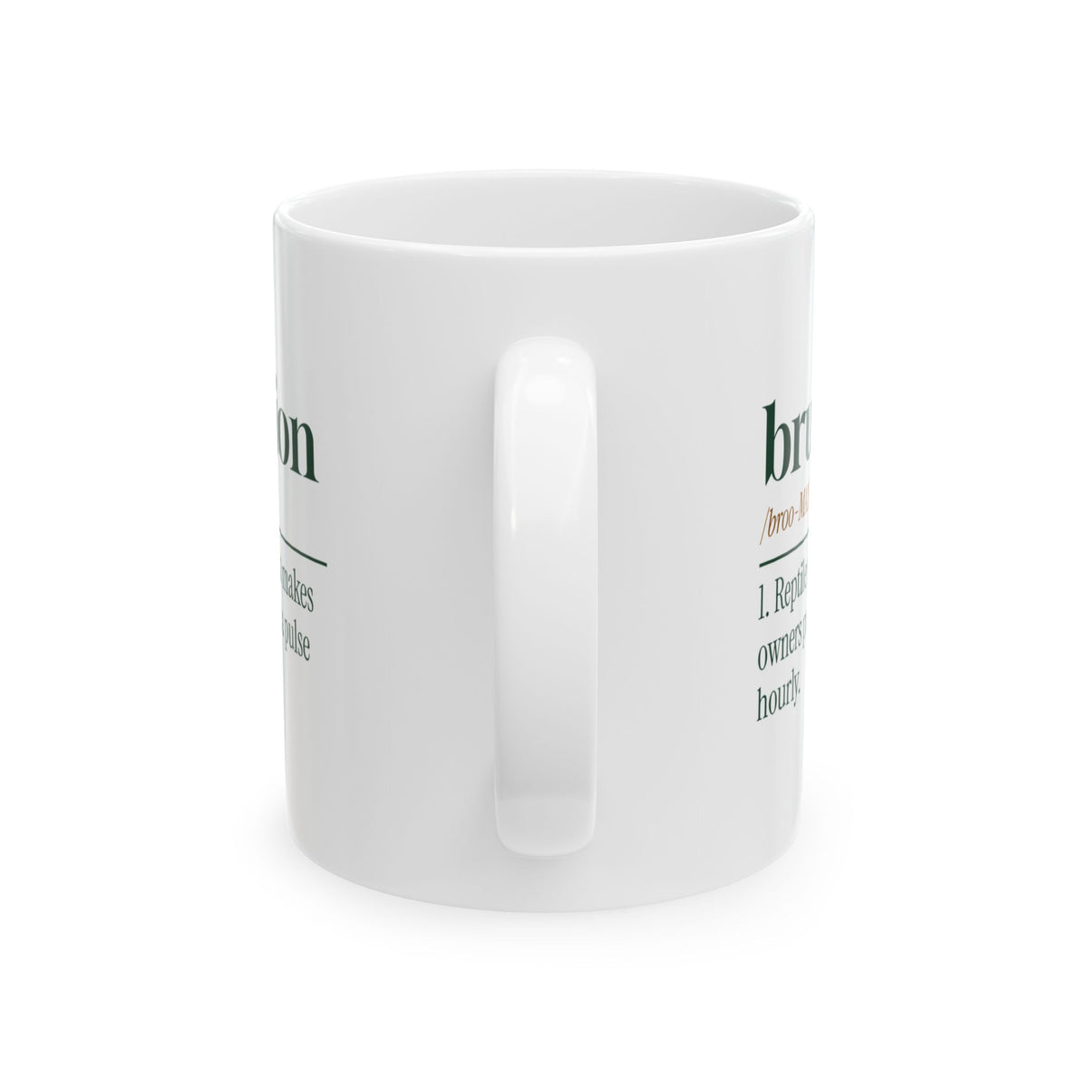Brumation Panic Coffee Mug For Reptile Owners