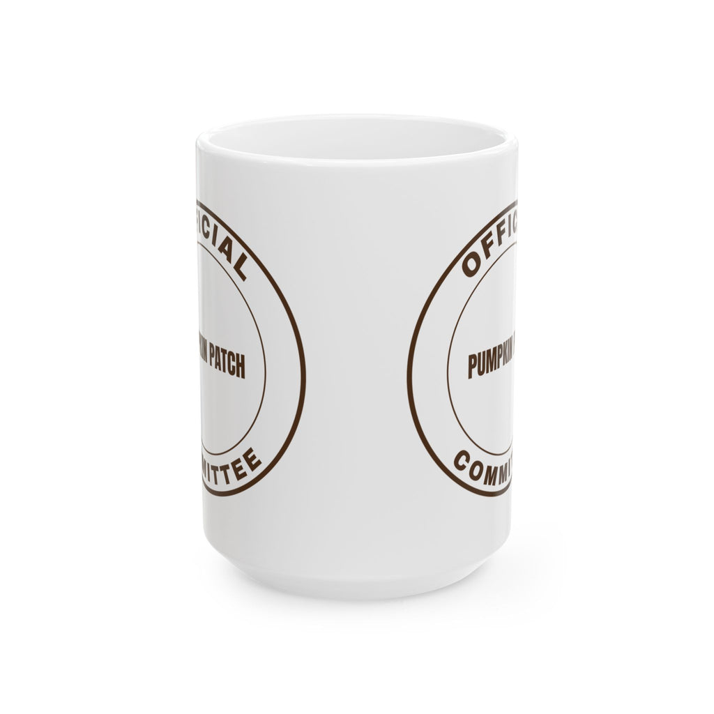 Official Pumpkin Patch Committee Coffee Mug, Funny Fall
