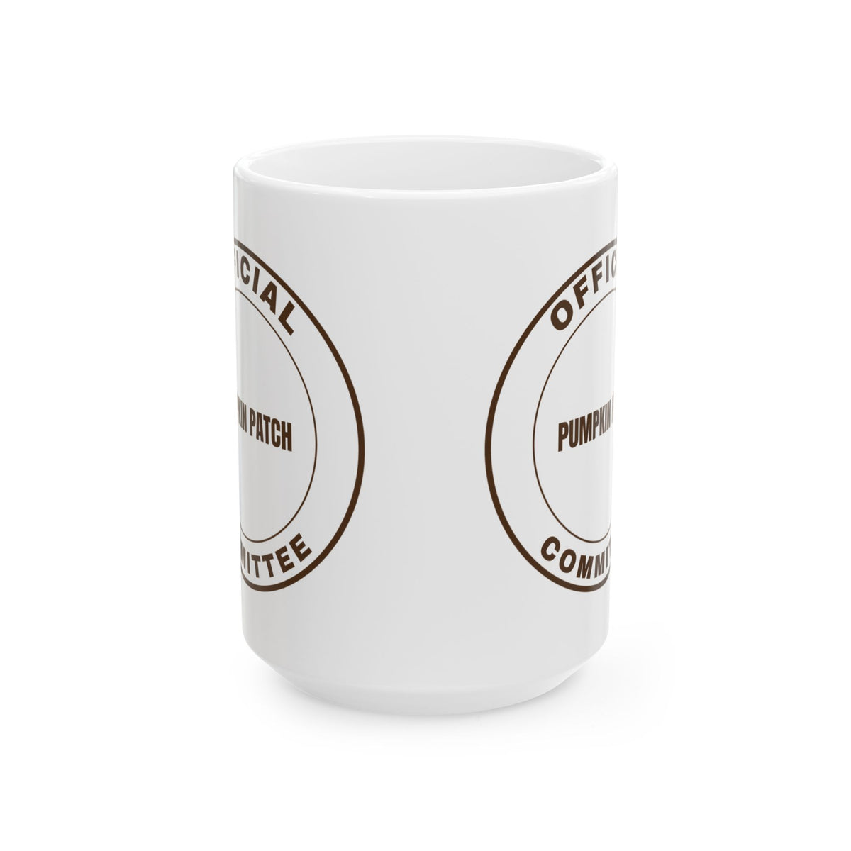 Official Pumpkin Patch Committee Coffee Mug, Funny Fall