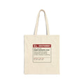 Funny Christmas Tote Bag Ham Scraps 2oz Under The Table For Dog Lovers