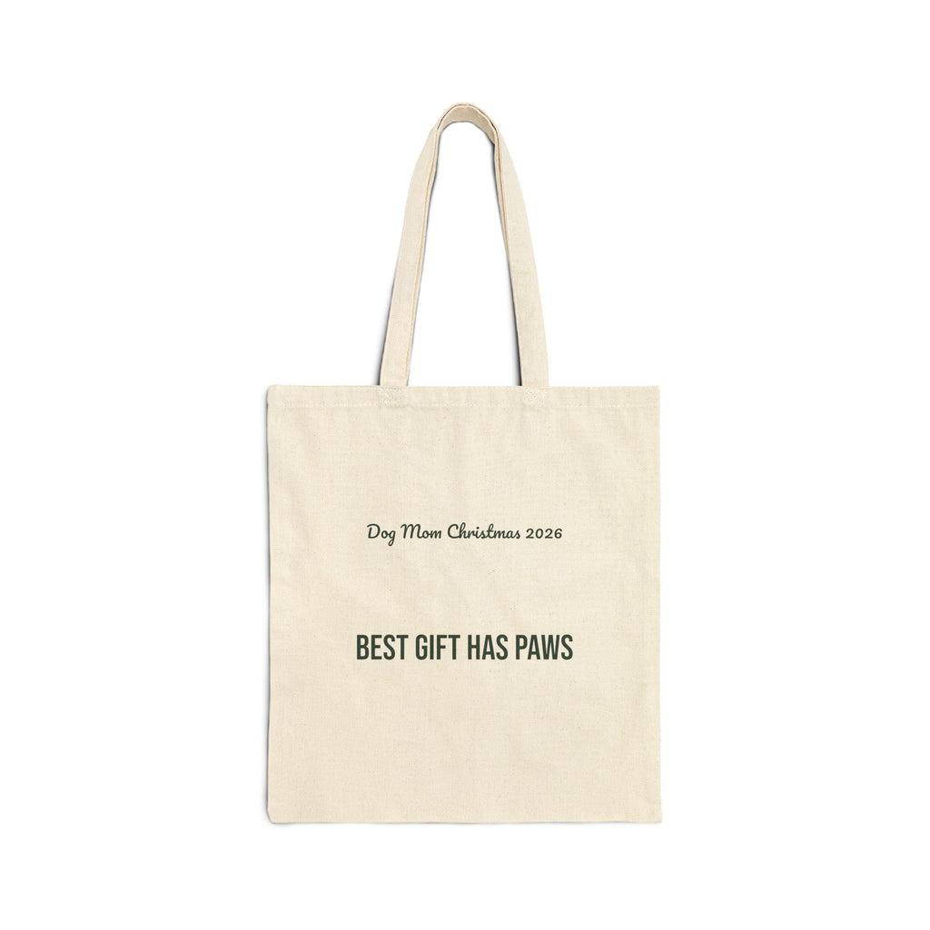 Christmas Tote Bag Dog Mom Christmas 2026 Best Gift Has Paws