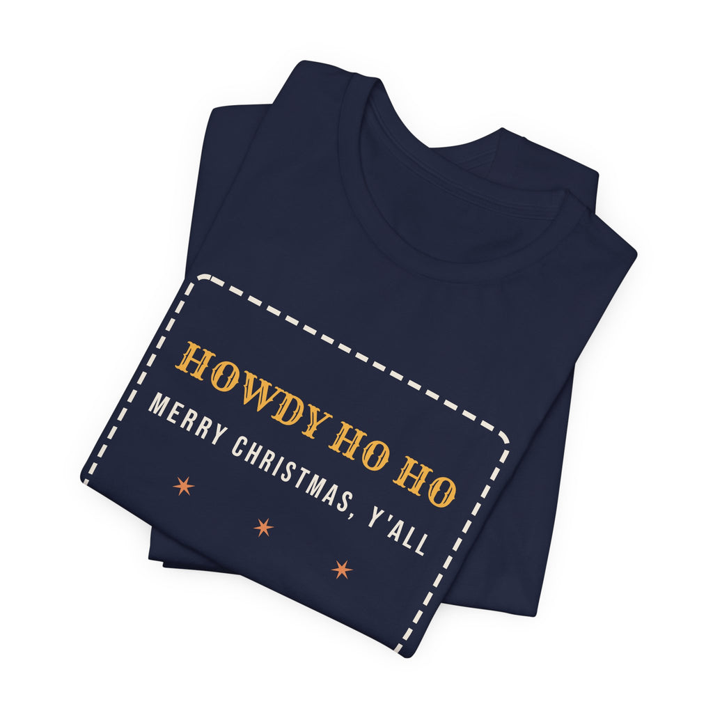 Funny Western Christmas Shirt Howdy Ho Ho