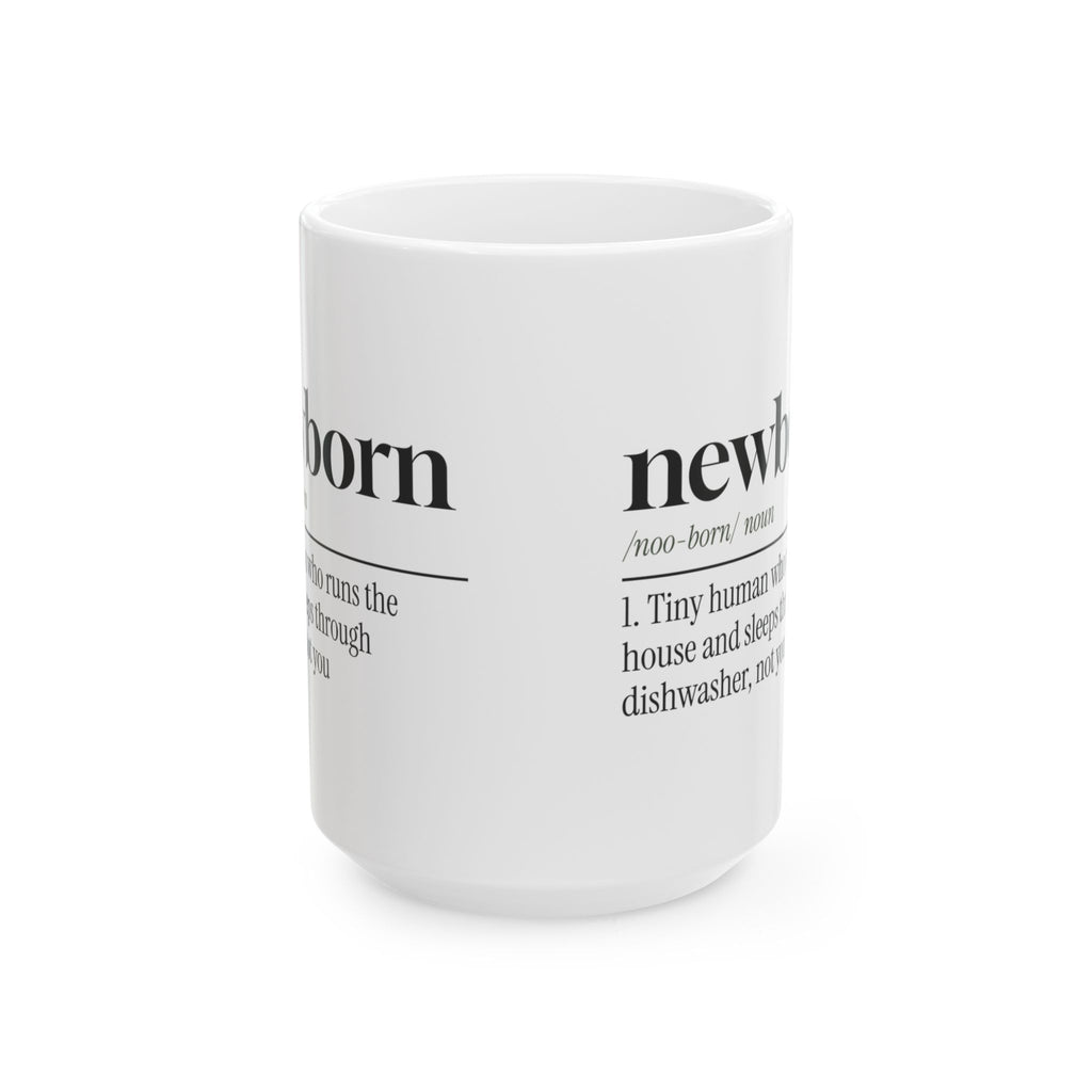 New Mom Coffee Mug Funny Newborn Dictionary For First Time Moms