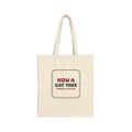 Funny Christmas Cat Tote Bag Now A Cat Tree Formerly Festive