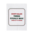 Funny White Elephant Throw Blanket Three Steals Max Then It's Yours