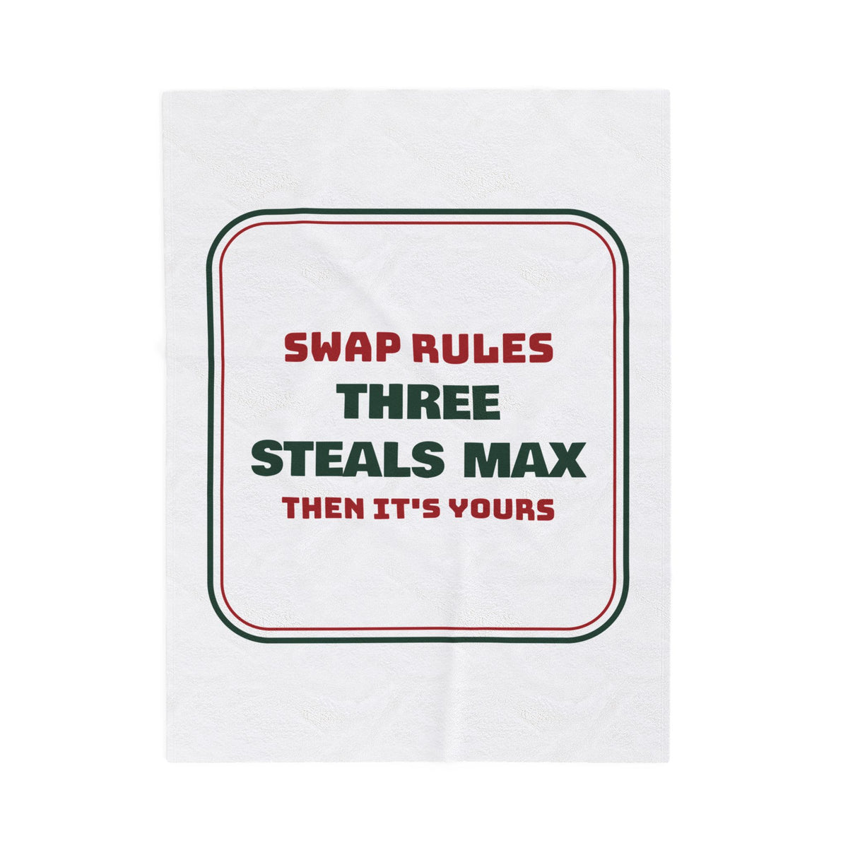 Funny White Elephant Throw Blanket Three Steals Max Then It's Yours
