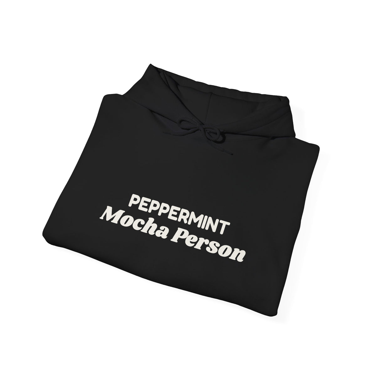 Christmas Hoodie Peppermint Mocha Person For Coffee Lovers