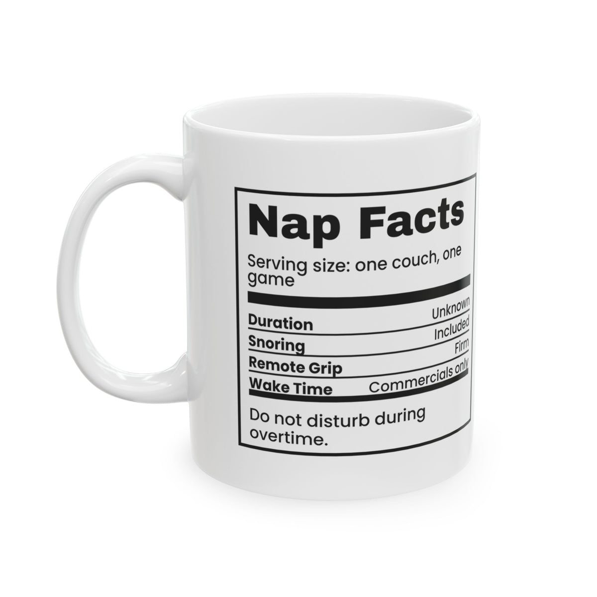 Nap Facts Coffee Mug Do Not Disturb For Husband