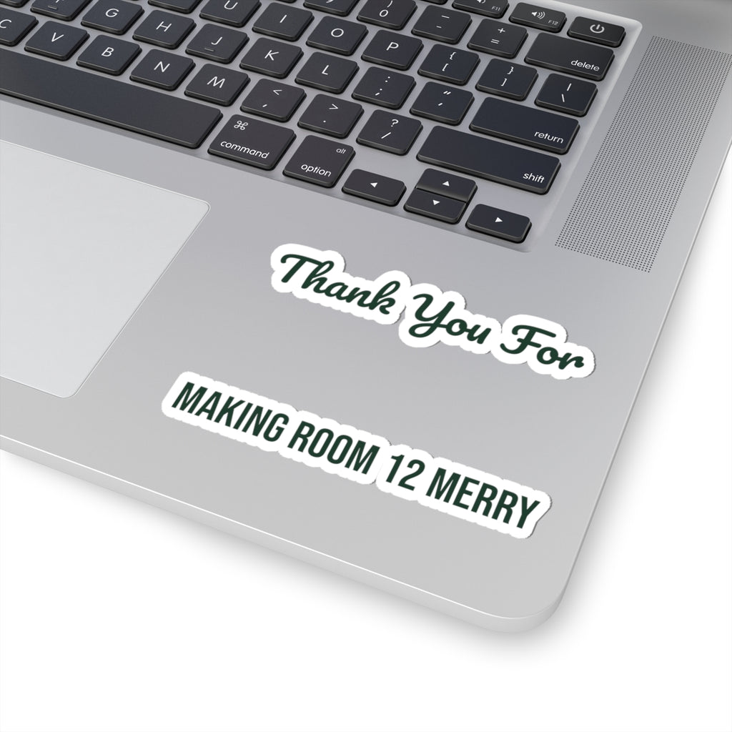 Christmas Teacher Sticker Thank You For Making Room 12 Merry