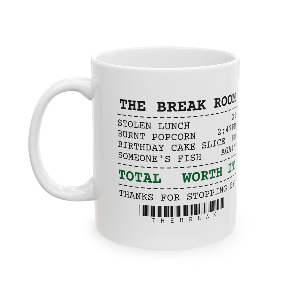 Break Room Receipt Coffee Mug For Coworkers