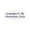 Christmas Sticker For Grandpa Grandpa And Me 2026