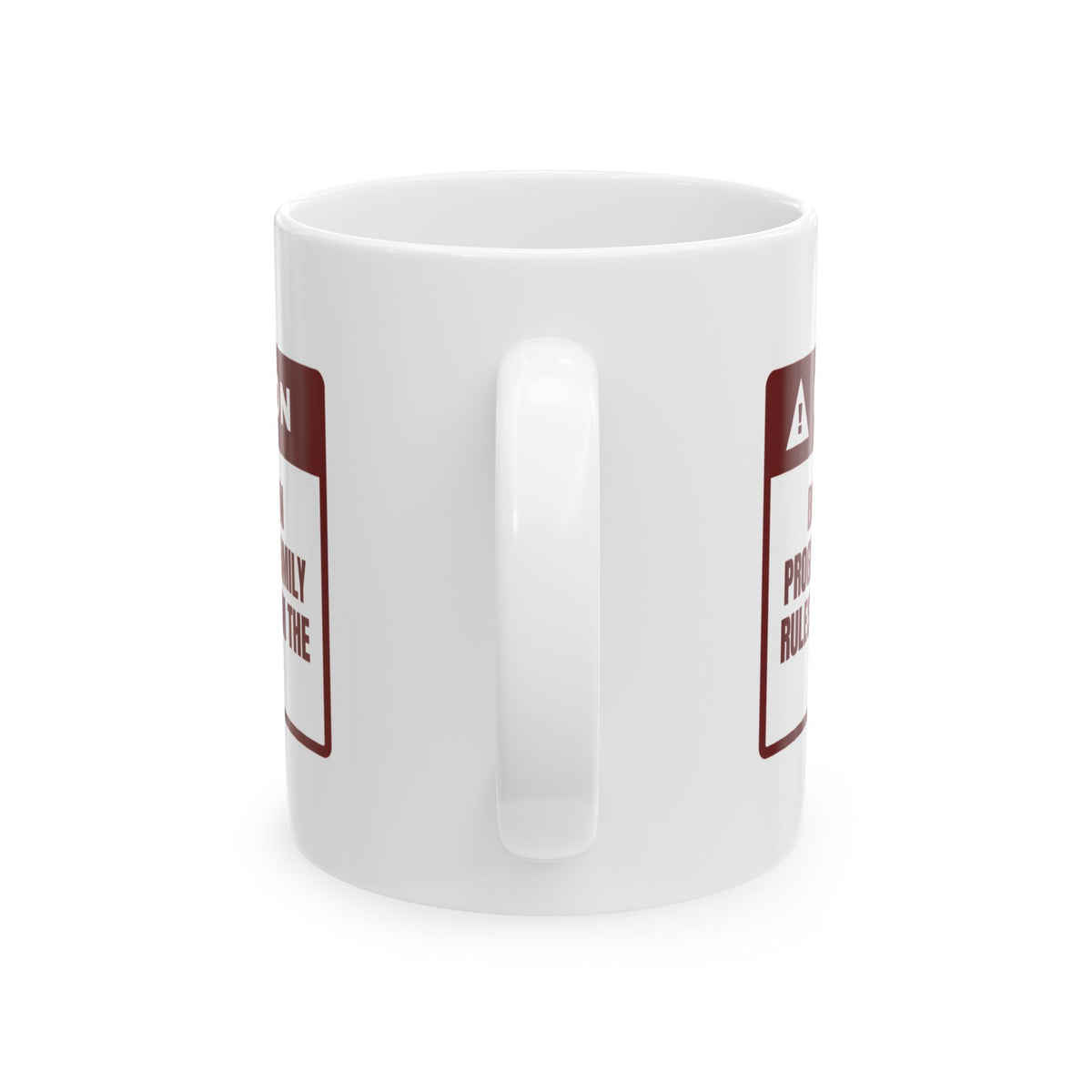 Funny Christmas Family Coffee Mug House Rules Differ From The Box