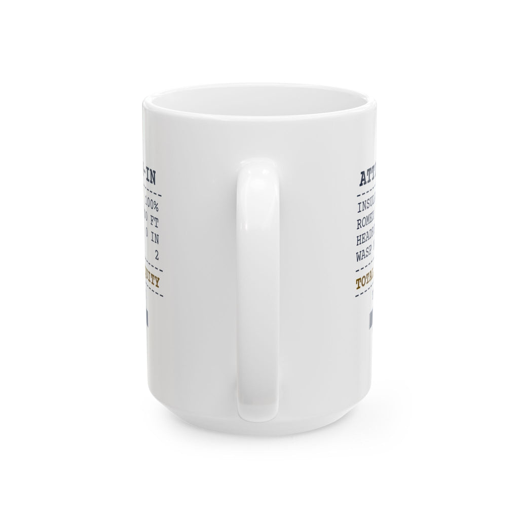 Funny Electrician Coffee Mug Attic Rough-In Receipt For Electricians
