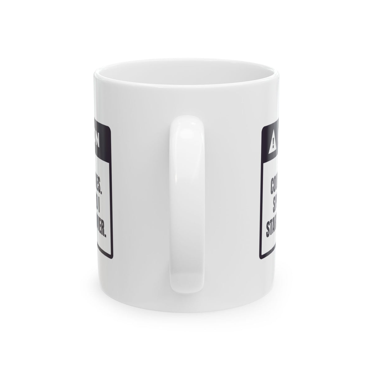 Funny Knitter Coffee Mug Counting Stitches Please Hold Warning