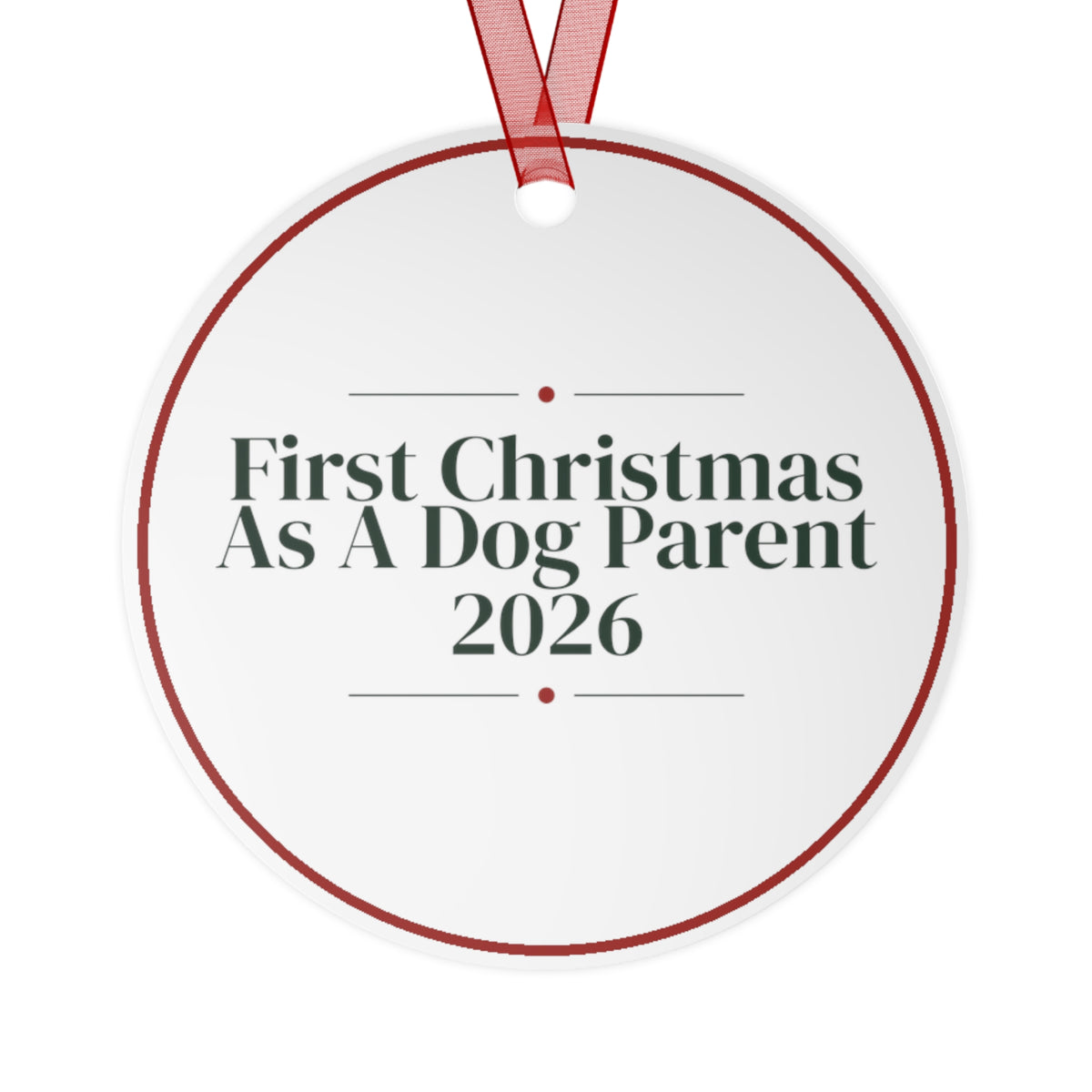 Christmas Ornament First Christmas As A Dog Parent 2026 Keepsake