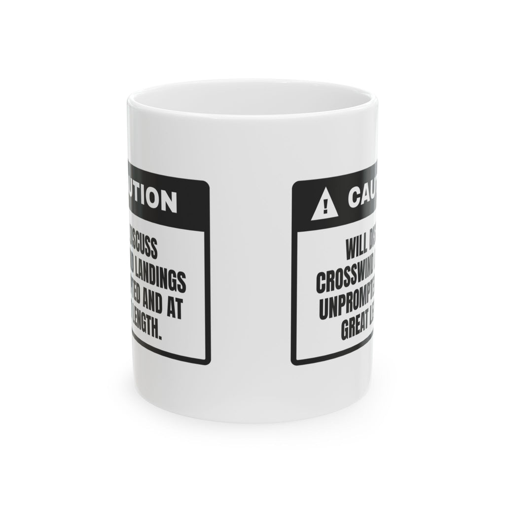Pilot Coffee Mug Will Discuss Crosswinds Unprompted