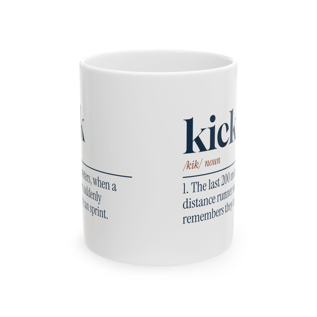 Funny Track Coffee Mug Kick Dictionary Definition For Distance Runners