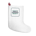 Funny Christmas Office Potluck Christmas Stocking Signed Up For Napkins
