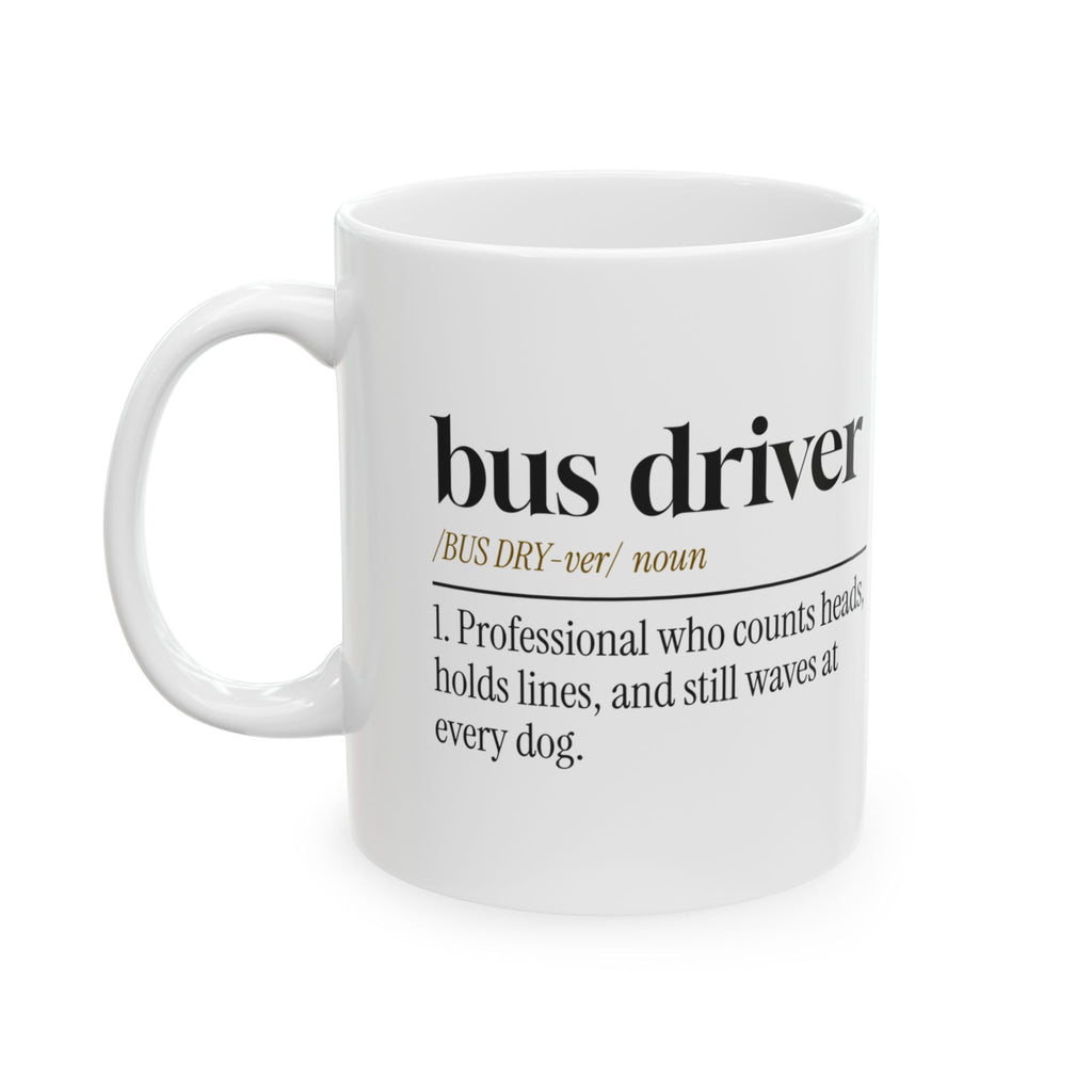 Funny Bus Driver Coffee Mug Counts Heads For Bus Drivers