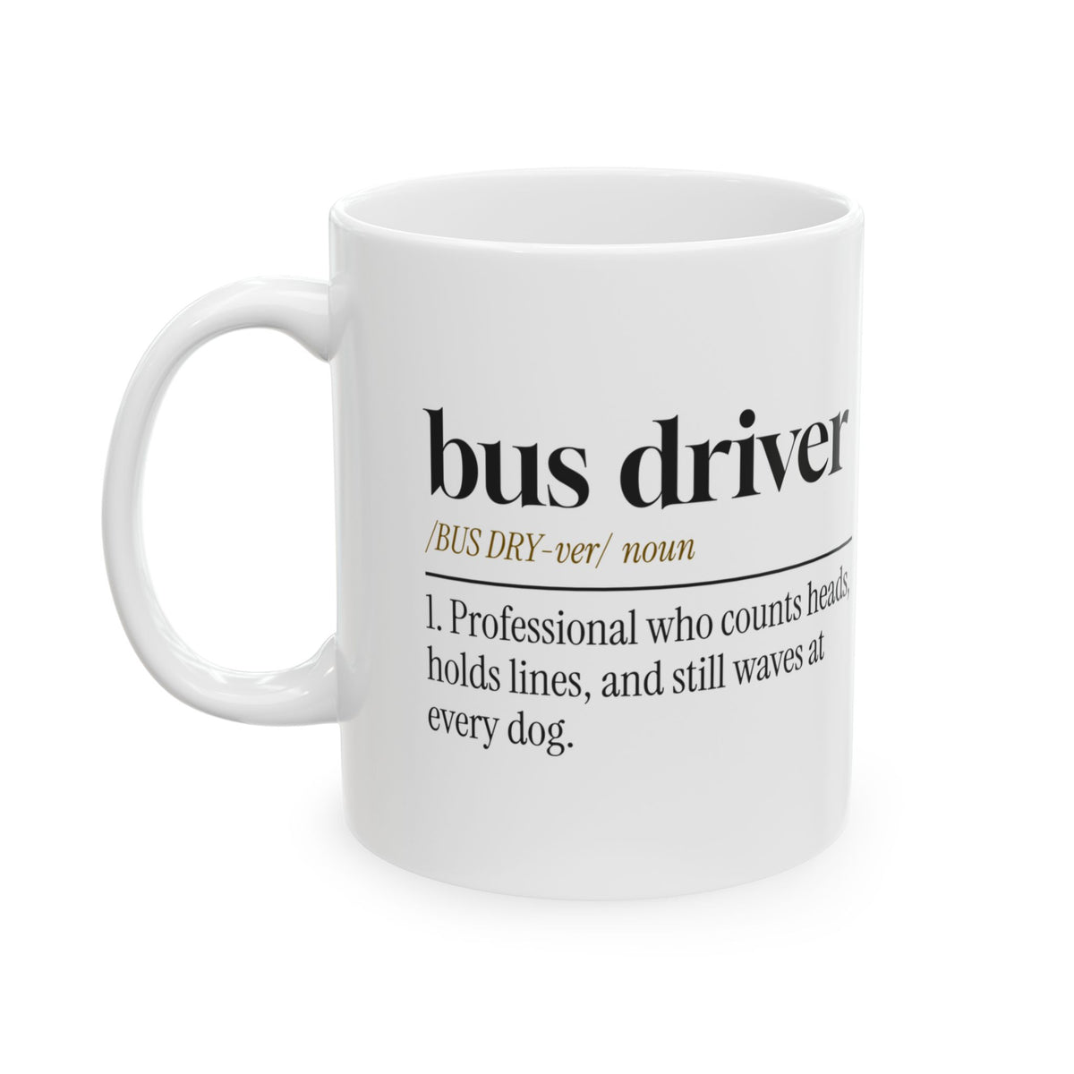 Funny Bus Driver Coffee Mug Counts Heads For Bus Drivers