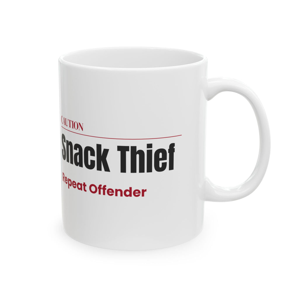 Funny Husband Coffee Mug Snack Thief For Him