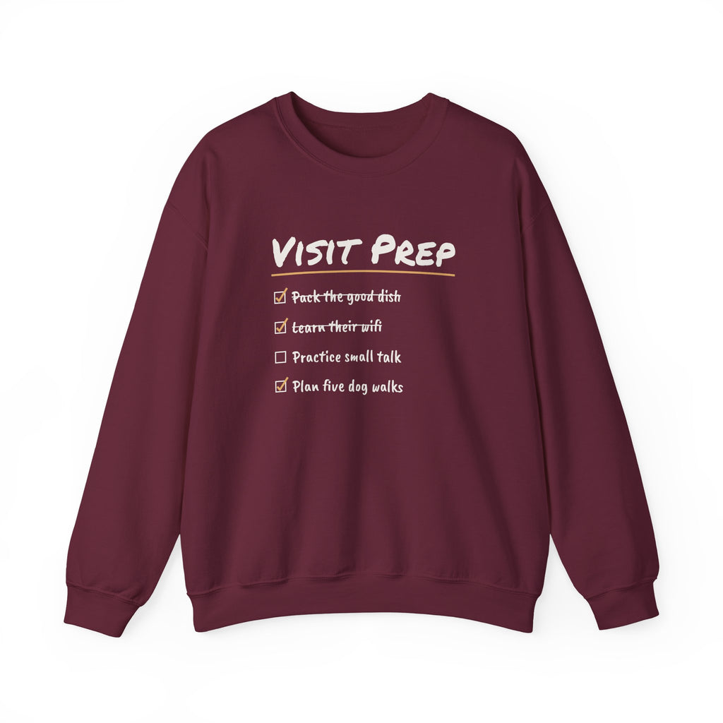 Funny Christmas In-Laws Sweatshirt Plan Five Dog Walks Checklist