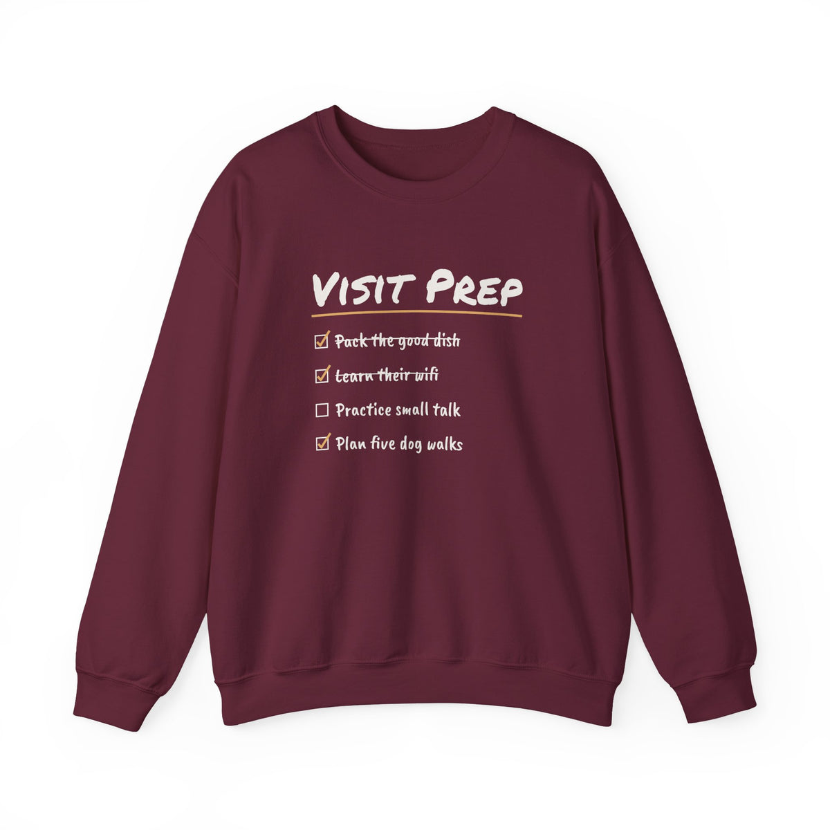 Funny Christmas In-Laws Sweatshirt Plan Five Dog Walks Checklist
