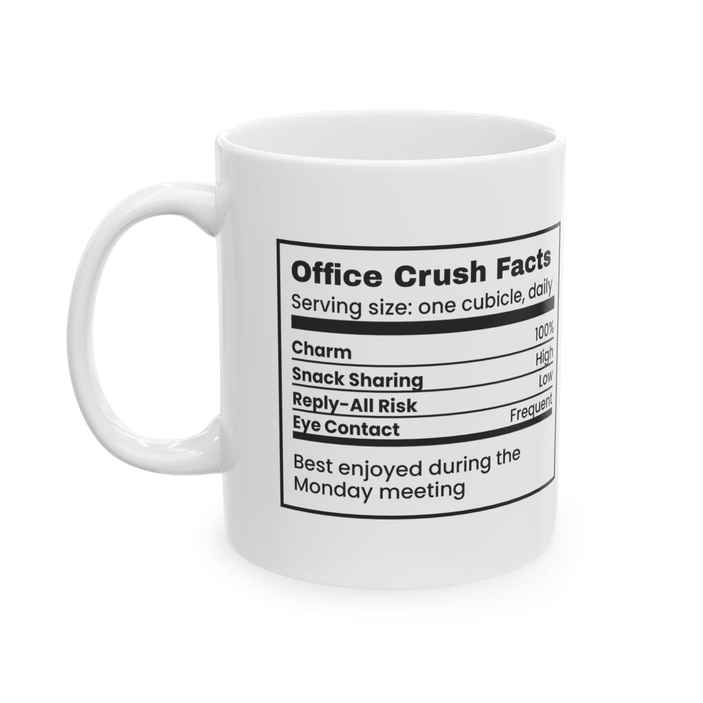 Office Crush Facts Coffee Mug For Coworkers