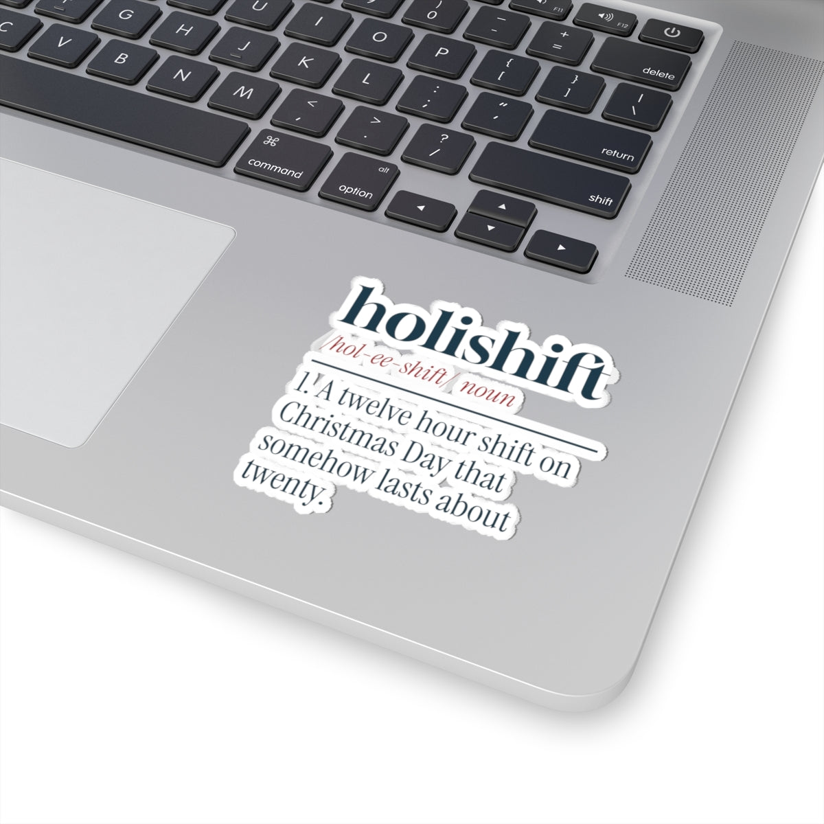 Funny Christmas Nurse Sticker Holishift Dictionary Definition
