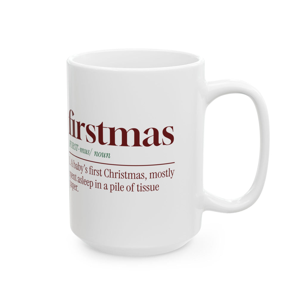 Christmas Coffee Mug Firstmas Dictionary Definition New Baby