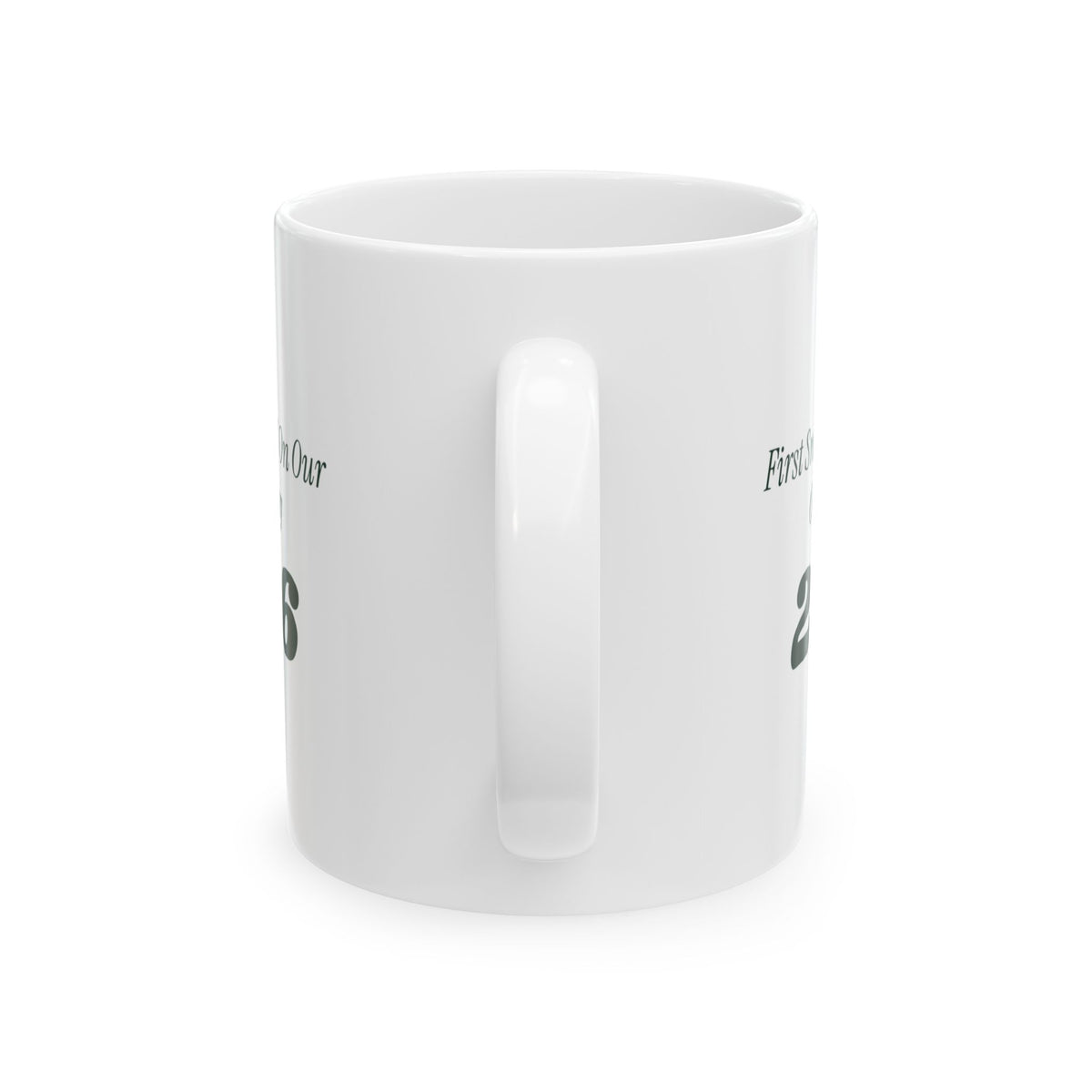 Funny New Home Christmas Coffee Mug First Snow On Our Own Driveway 2026