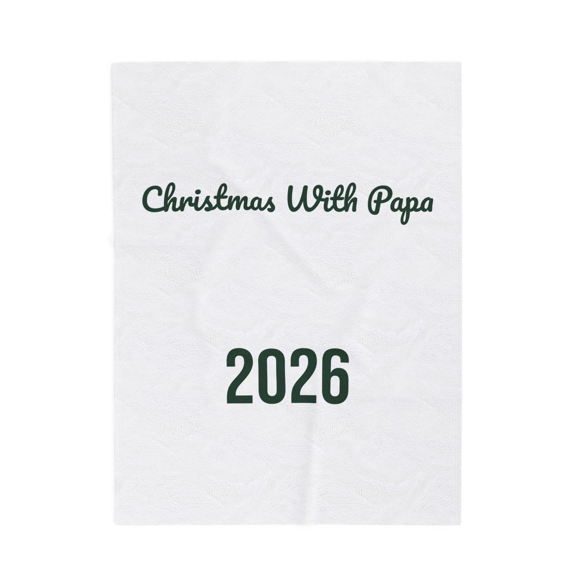 Christmas Throw Blanket Christmas With Papa 2026 Grandpa Keepsake