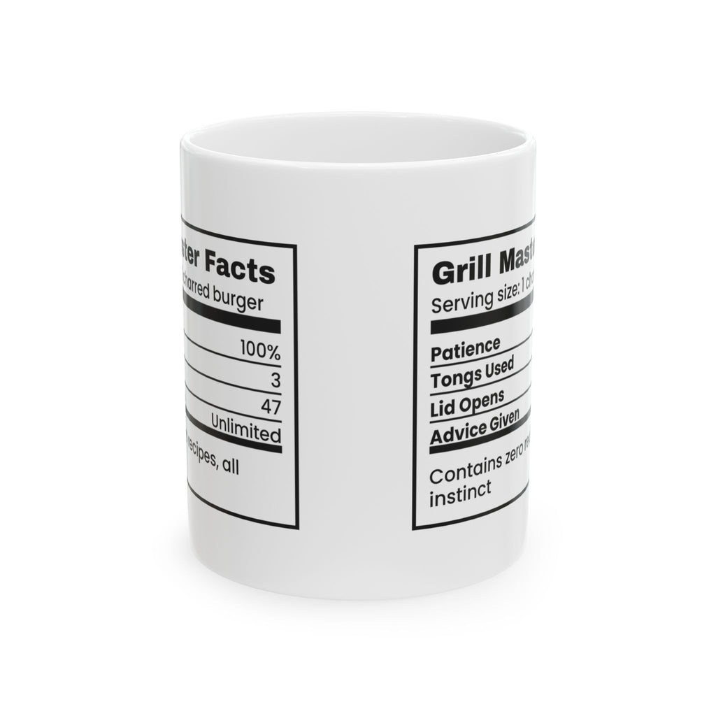 Grill Master Coffee Mug Funny BBQ Dad