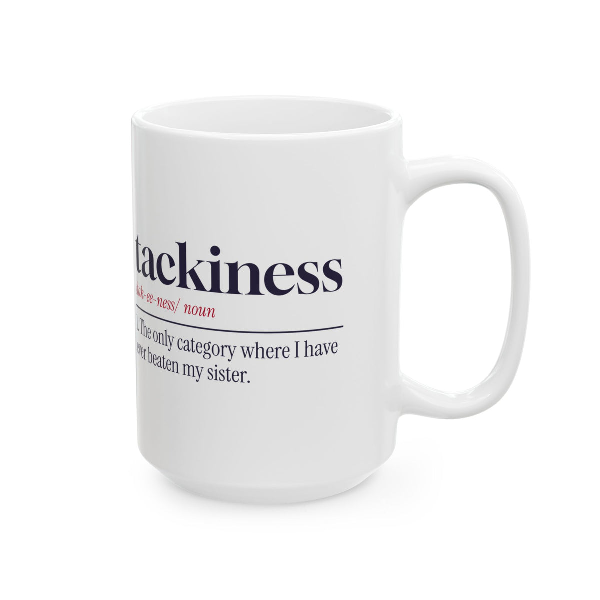 Funny Ugly Sweater Contest Coffee Mug Tackiness Definition For Siblings
