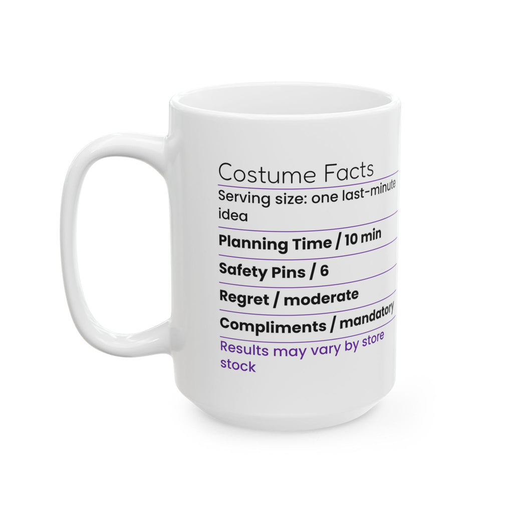 Funny Halloween Coffee Mug Last Minute Costume Facts For Costumes