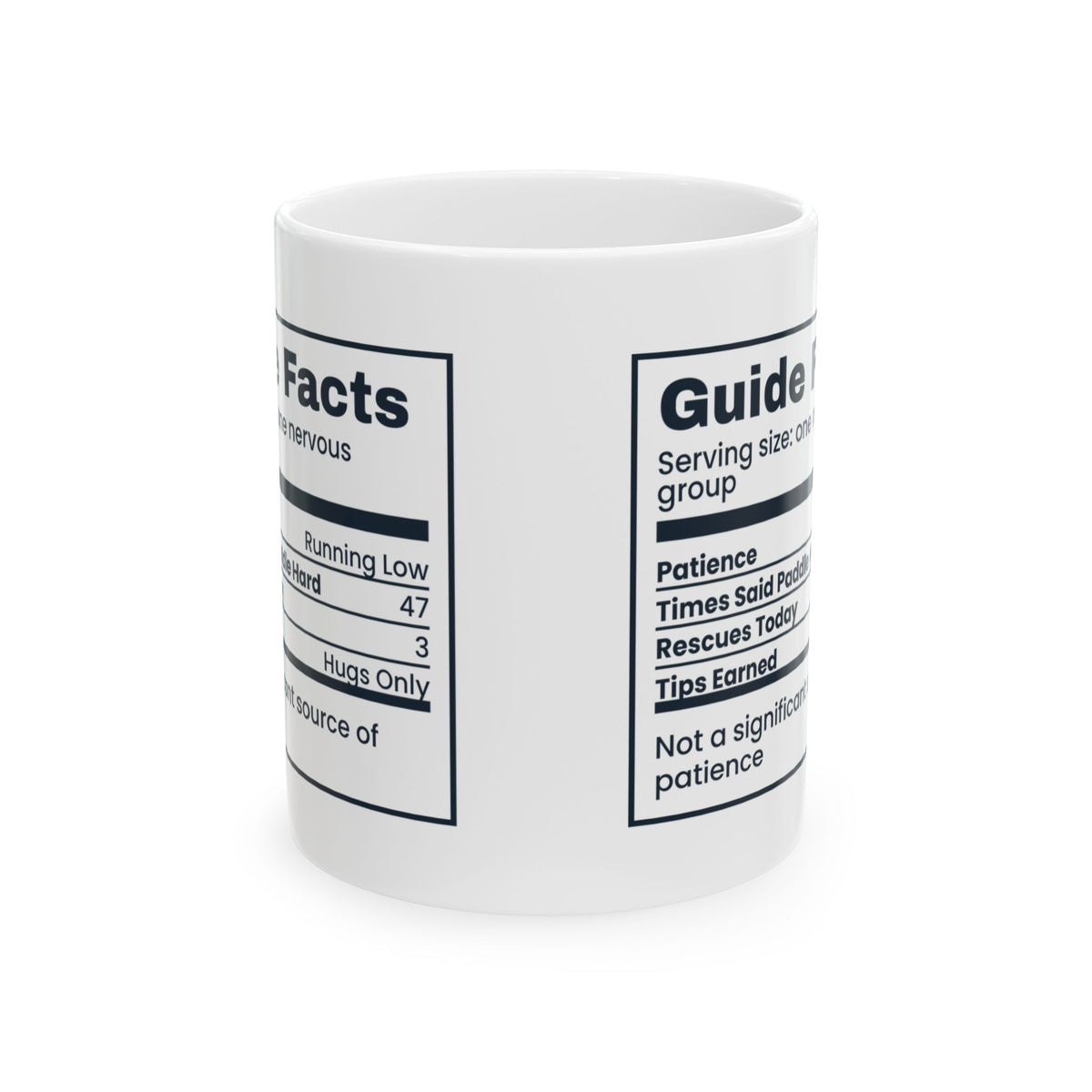 Kayaking Coffee Mug Guide Facts Tips Earned Hugs Only