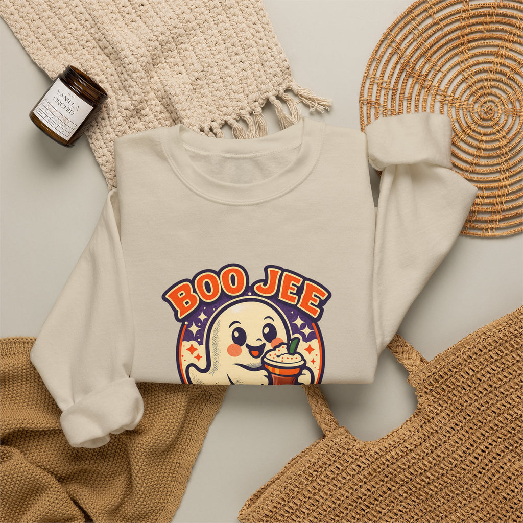 Boo Jee Funny Ghost Pumpkin Spice Sweatshirt