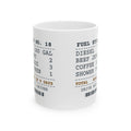 Funny Truck Driver Mug Fuel Stop Receipt Home in 9 Days For Truckers