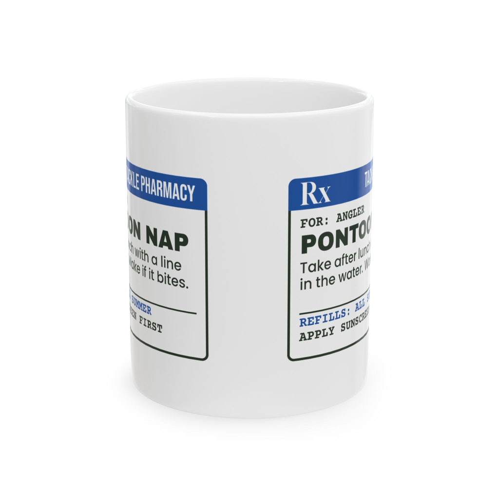 Funny Fishing Coffee Mug Pontoon Nap Prescription