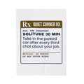 Funny Introvert Christmas Throw Blanket Solitude Prescription Label