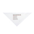 Funny Christmas Dog Bandana Dog's Christmas Eve Checklist
