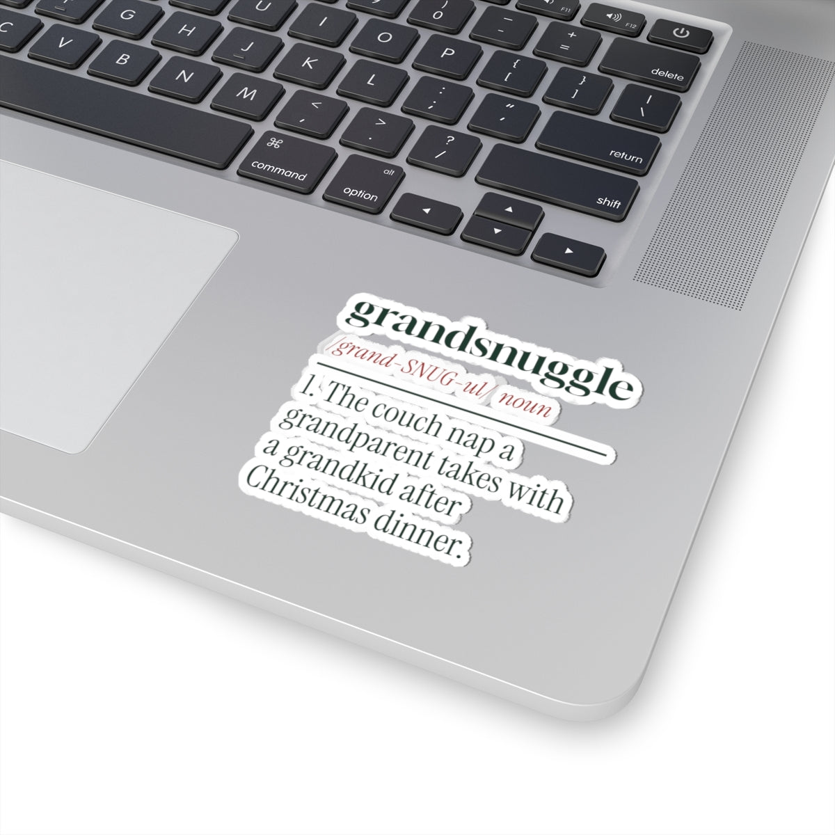 Christmas Grandparent Sticker Grandsnuggle Definition For Grandpa