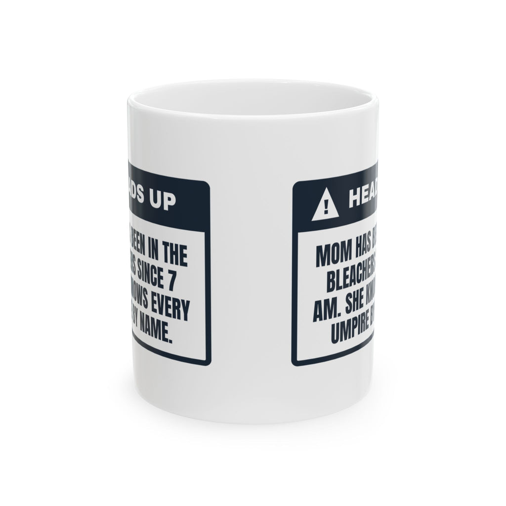 Funny Baseball Mom Coffee Mug Knows Every Umpire By First Name