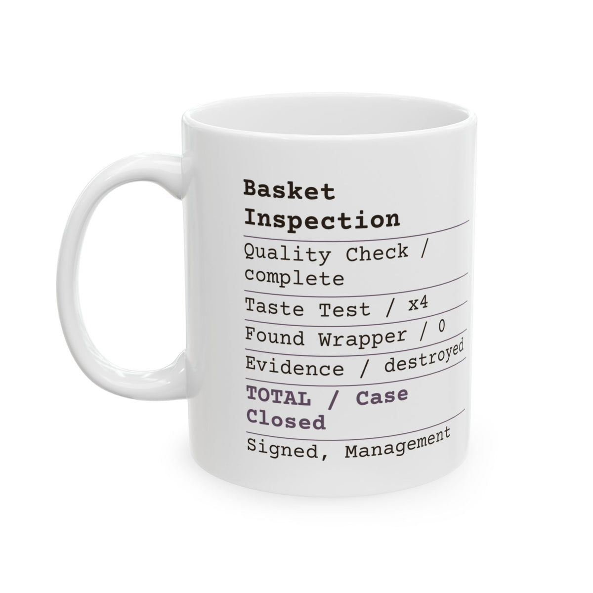 Funny Easter Candy Inspector Receipt Coffee Mug For Parents