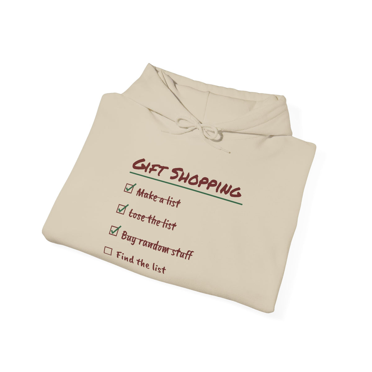 Funny Christmas Shopping Hoodie Lose The List Find It December 26