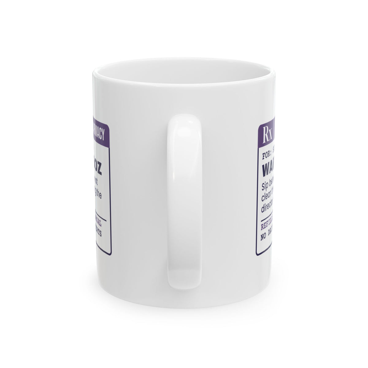 Funny Choir Coffee Mug Warm Tea Prescription Label For Sopranos