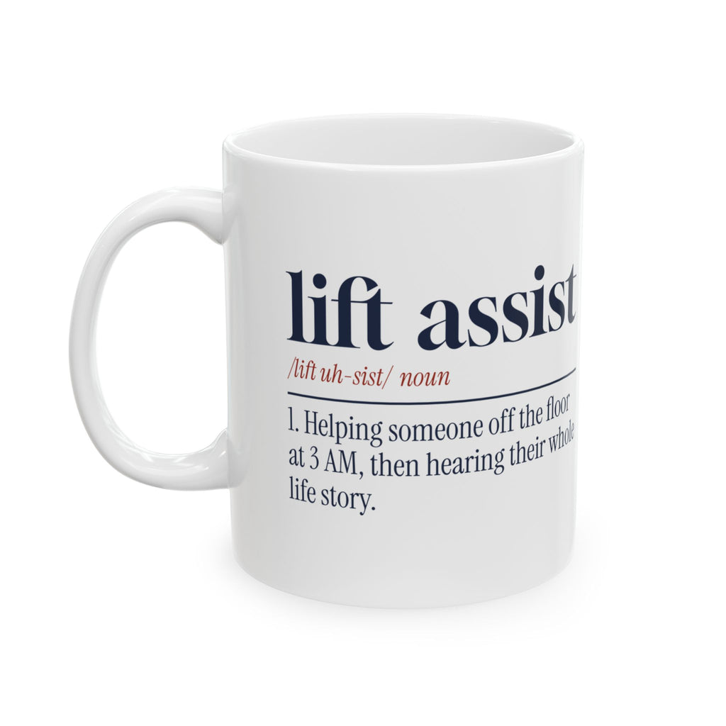 Funny Paramedic Coffee Mug Lift Assist Dictionary Definition For EMS