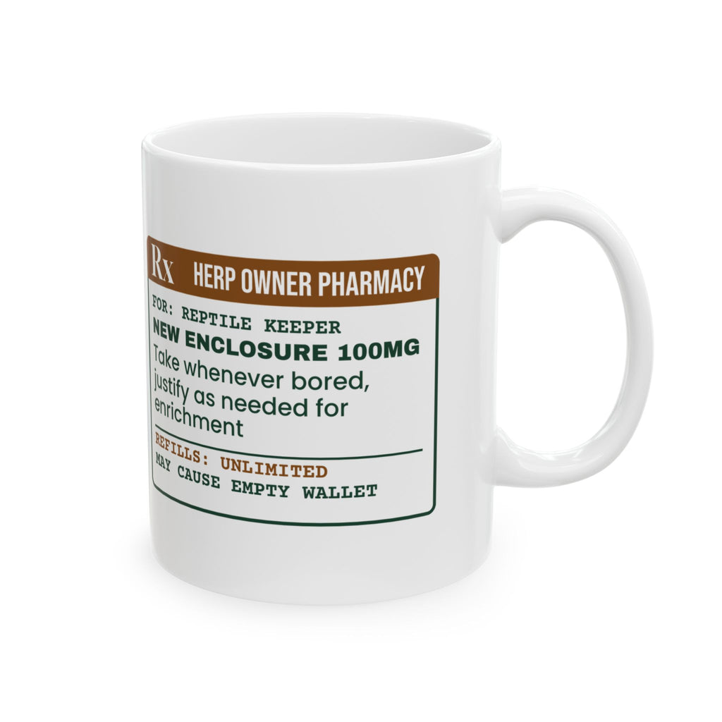 Reptile Coffee Mug Rx New Enclosure For Pet Owners