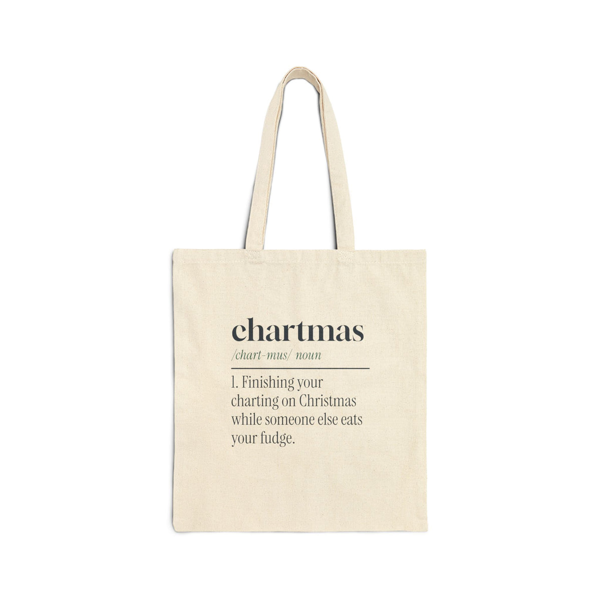 Funny Christmas Nurse Tote Bag Chartmas Definition For Nurses