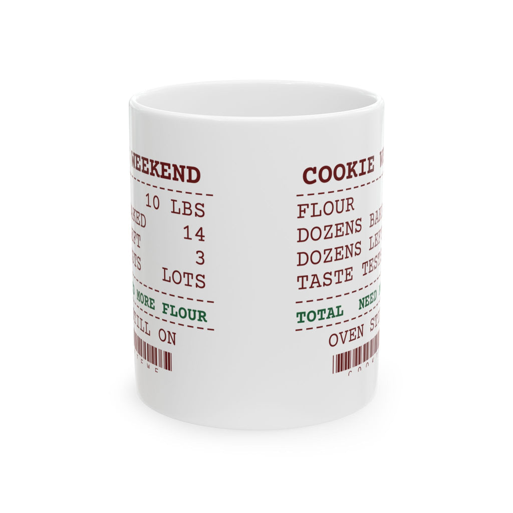 Funny Christmas Baking Coffee Mug Fourteen Dozen Baked Three Left
